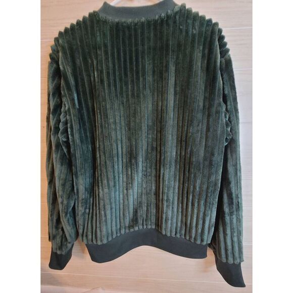 Adidas Adicolor Contempo 3D Crew Sweatshirt Green Size Small - Picture 4 of 6